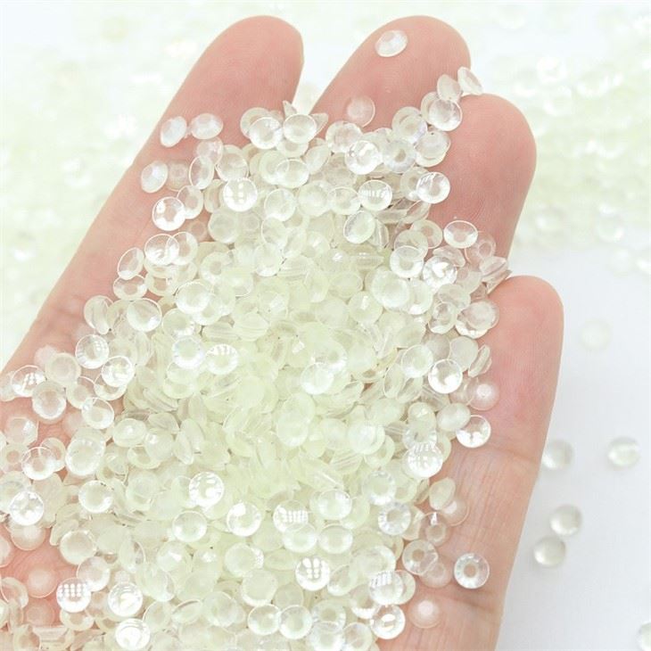 Flatback Fluorescent Resin Rhinestones